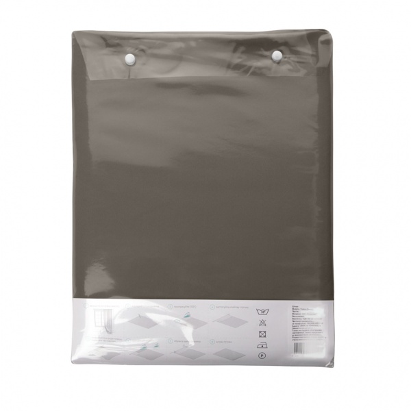 Штора-блекаут FUSION DIMOUT150х258 сіро-коричневий Decora textile