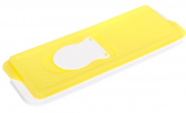 Форма для льда с крышкой и клапаном белый с желтым
