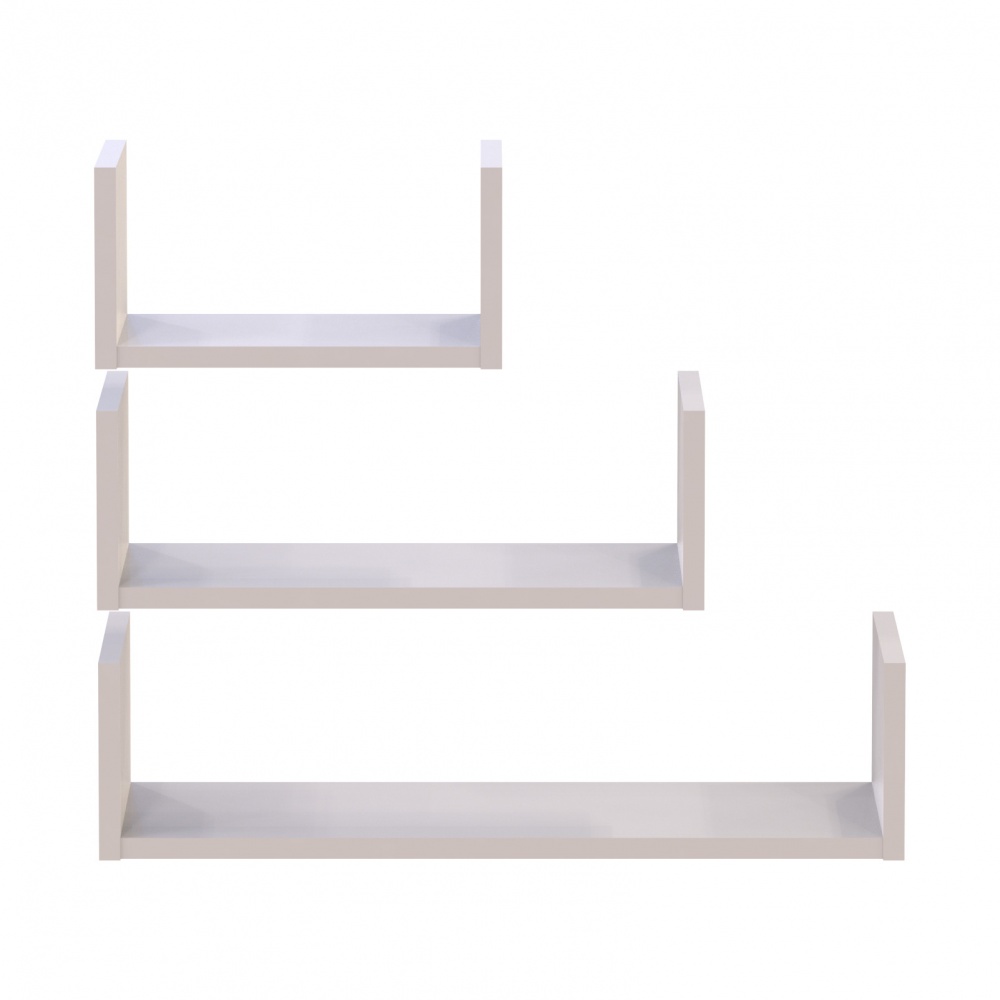 Набір полиць Doros Філ 3 шт. 600x150x150 мм кашемір