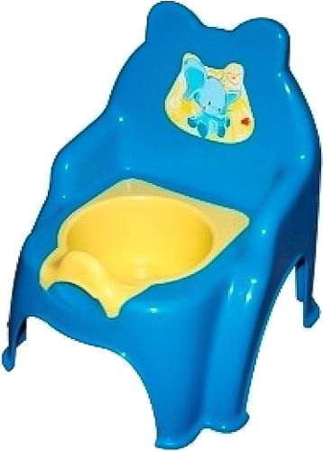 Горшок Долоні Слоник голубой 013317/02/1