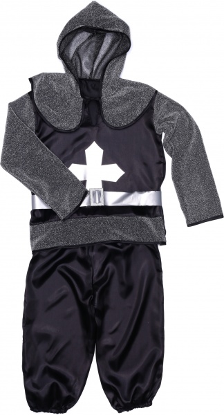 Костюм карнавальний КАРНАВАЛІЯ Лицар сірий із чорним 85041, 85141 