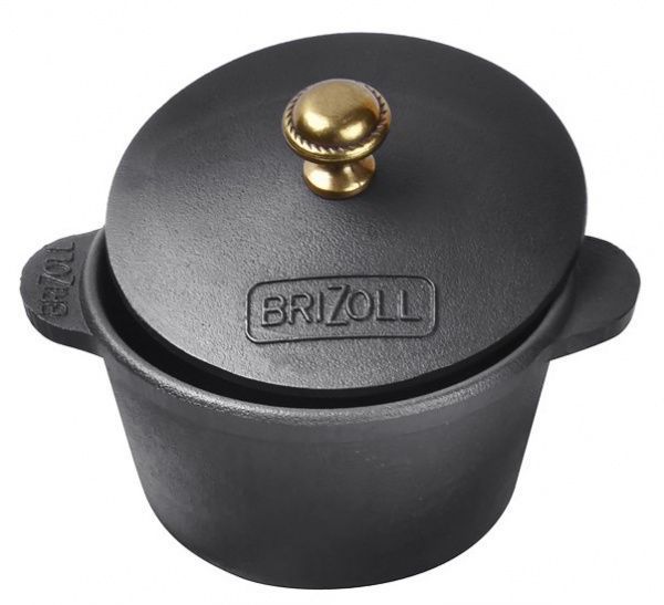 Каструля чавунна з підставкою 0,35 л HoReCa Brizoll