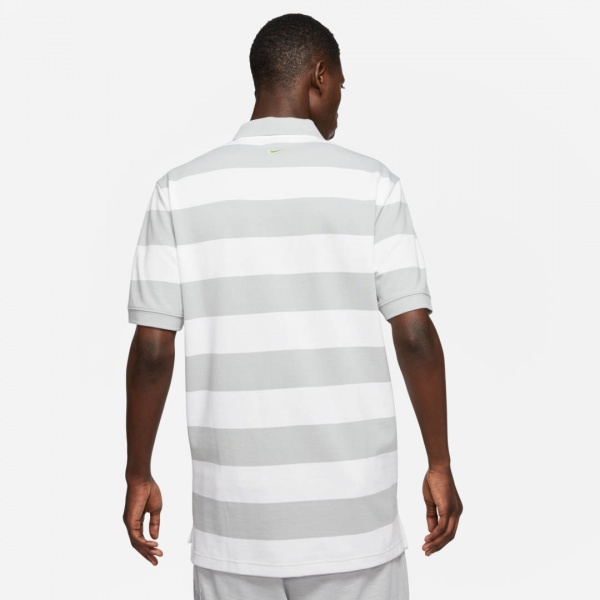 Поло Nike M NSW SWOOSH POLO SS KNT CJ4909-077 р.L сірий