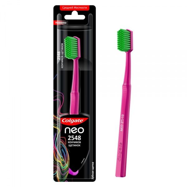 Зубная щетка Colgate NEO средней жесткости 1 шт.