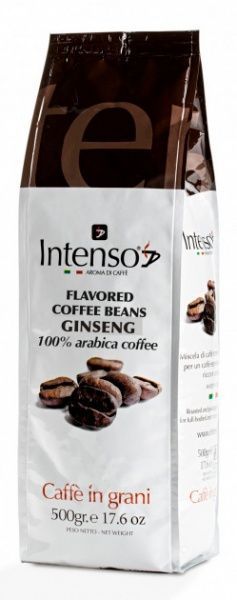 Кава в зернах Intenso Arabica 500 г (Женьшень) 