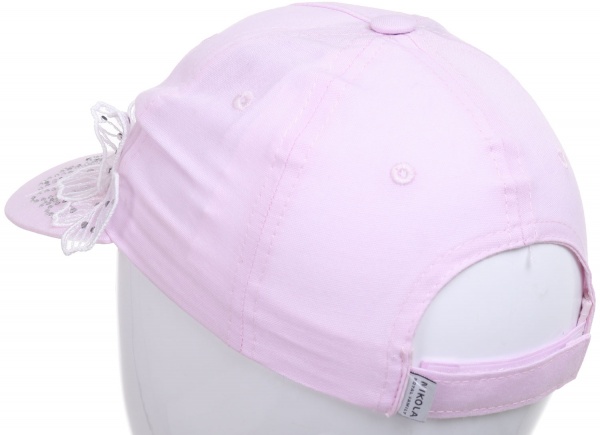 Кепка для дівчаток Pampona 21 L 03 р.48 рожевий 