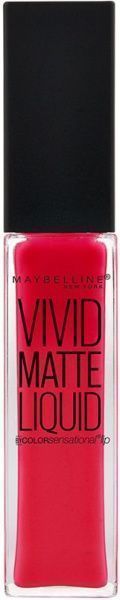 Блиск для губ Maybelline New York Color Sensational Vivid Matte яскраво-червоний 8 мл