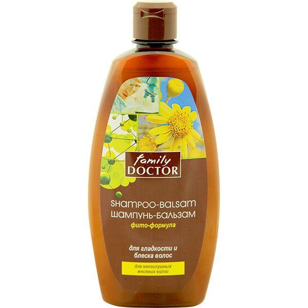 Бальзам Family Doctor Фито-формула для гладкости и блеска волос 500 мл