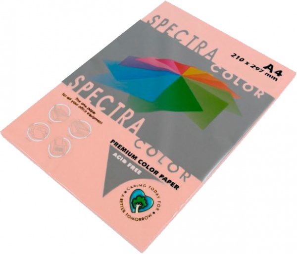 Папір кольоровий Crystal A4 80 г/м Peach 150 персиковий 