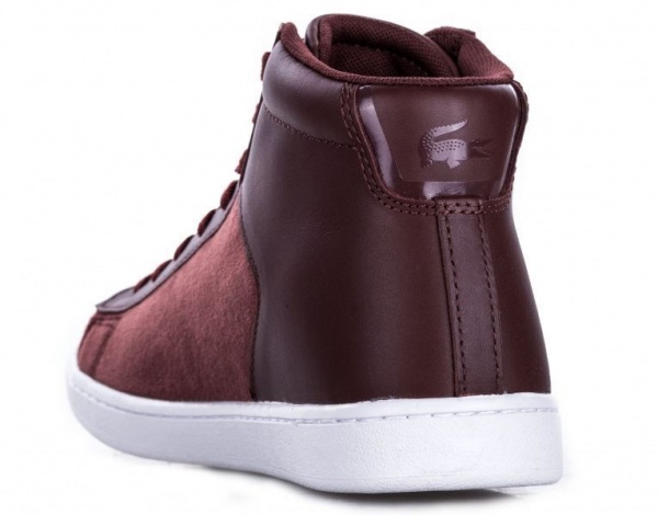 Ботинки Lacoste CARNABY EVO MID 318 1 SPW 736SPW00172H2 р.UK 4 бордовый