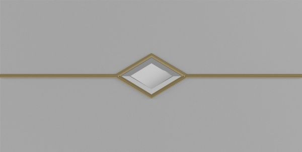 Вітражне скло Грейд Паюта 245x486 під фасад МДФ 355x596