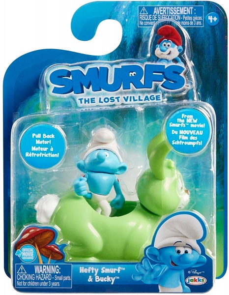 Іграшка Jakks Pacific інерційна Smurfs Hefty on Bucky в блістері 30874 (30872) 