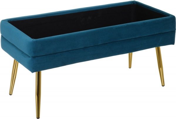 Скриня-пуф Pierre 79,5х37,5х42 см смарагд 