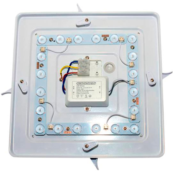 Світлодіодний світильник стельовий Светкомплект Leggera CL-S118 CCT 18W CH TX 3000/4500/6000K