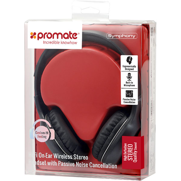 Навушники Promate Symphony Black