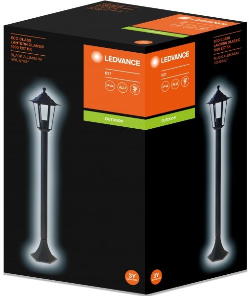 Фонарный столб Ledvance Lantern Classic 1000 E27 60 Вт IP44 черный 