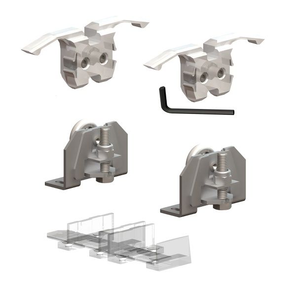 Комплект роликов Valcomp Jupiter для легких раздвижных дверей 30 кг