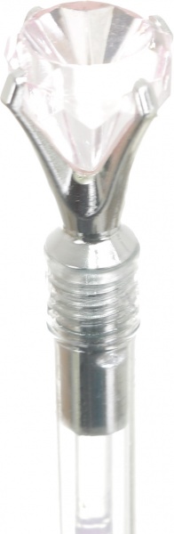 Ручка кулькова Кришталь рожевий 