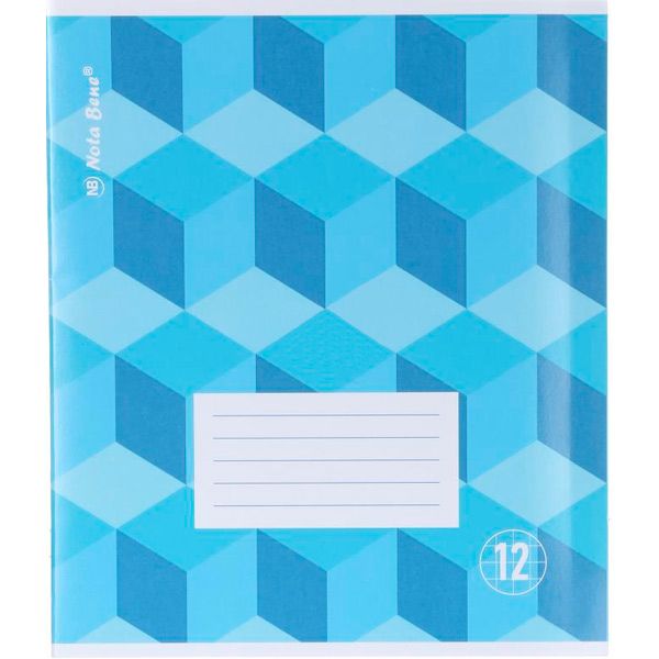 Тетрадь школьная 12 листов в клетку 2 Nota Bene