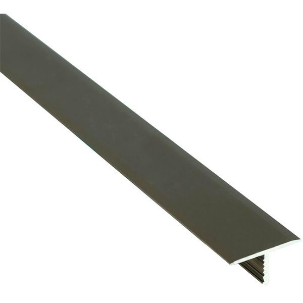 Поріжок алюмінієвий анодований тавровий Braz Line 18x2700 мм бронза