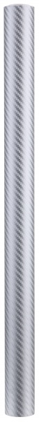 Пленка самоклеющаяся защитная серебряный карбон 0,45x2 м
