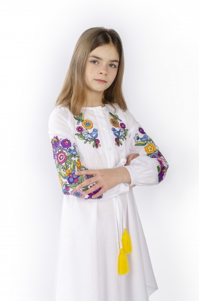 Сукня Едельвіка 272-22/09 р.152 білий 