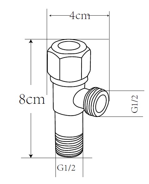 Кран Mixxen 1/2*1/2 н-н MXUN0723