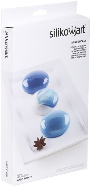 Форма для випічки Mini goccia 6,8 см 22.343.87.0065 Silikomart