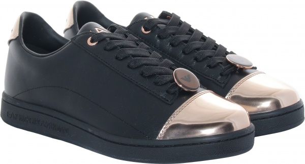Кросівки EA7 LEATHER_SNEAKER X8X042-XK074-A981 р.US 5,5 чорний