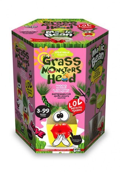 Ігровий набір Danko Toys GRASS MONSTERS HEAD укр. (8) в асортименті