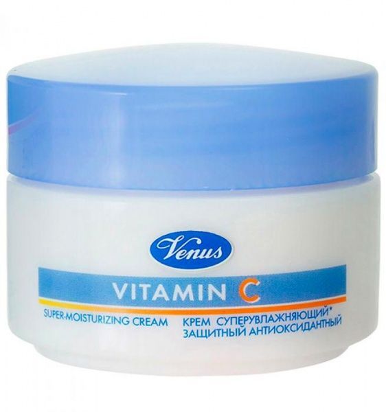 Крем для лица дневной Venus антивозрастной увлажняющий с витамином C 50 мл