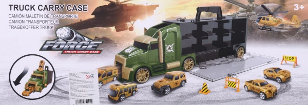Ігровий набір Shantou армія вантажівка-кейс 42x9x13 см зелений 666-05K