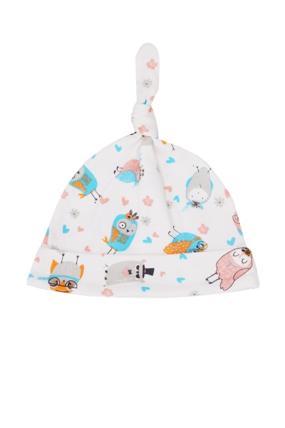 Шапочка-вузлик ТМ Софія Owls р.38 мульті 307138