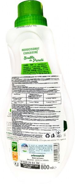 Кондиционер для белья L'Arbre Vert Дыхание чистоты 0,8 л