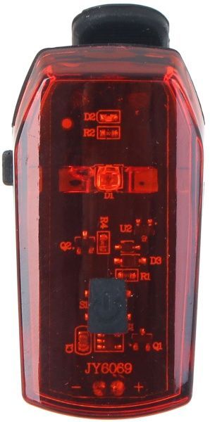 Фонарь велосипедный задний MaxxPro BRHL01-Bk