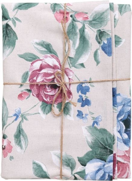 Скатерть Шарлотта Розы 136x180 см бежевый La Nuit 