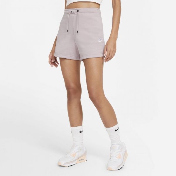 Шорты Nike W NSW ESSNTL SHORT FT HR CJ2158-645 р. L розовый