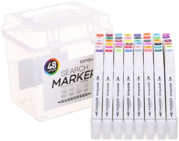 Набор маркеров Search markers 48 шт LG-M104 разноцветный 