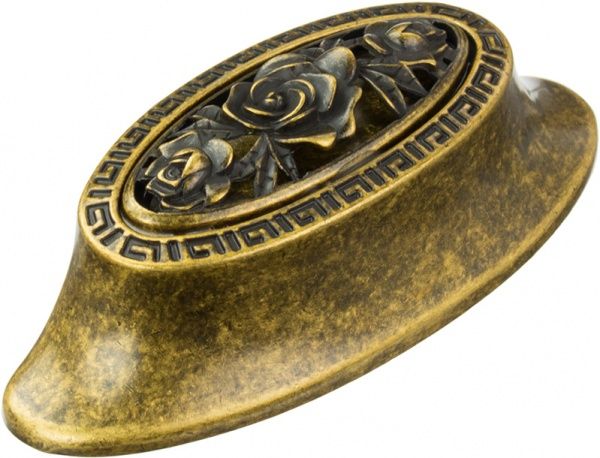 Меблева ручка DR 65 G19/G19 64 мм античне золото DC