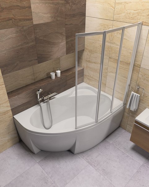 Ванна акриловая Ravak ASYMMETRIC II CB41000000 150х100 см 