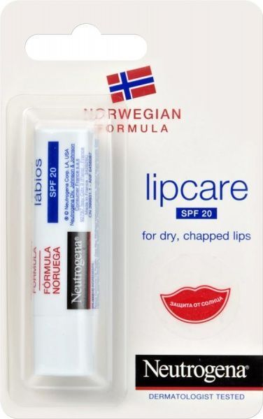 Бальзам для губ Neutrogena із захистом SPF 20 Норвезька формула 5 г