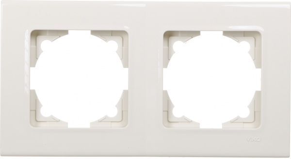 Рамка двомісна Viko Linnera універсальна кремовий 90481002