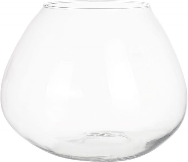 Ваза Акваріум скляна прозора 25х18 см Wrzesniak Glassworks