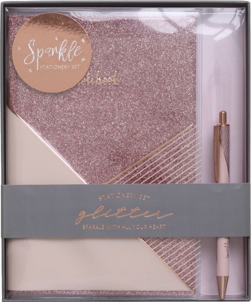 Набор книга для запису + ручка шариковая