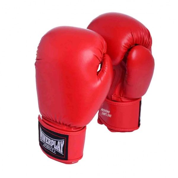Боксерские перчатки PowerPlay р. 12 12oz 3004 красный