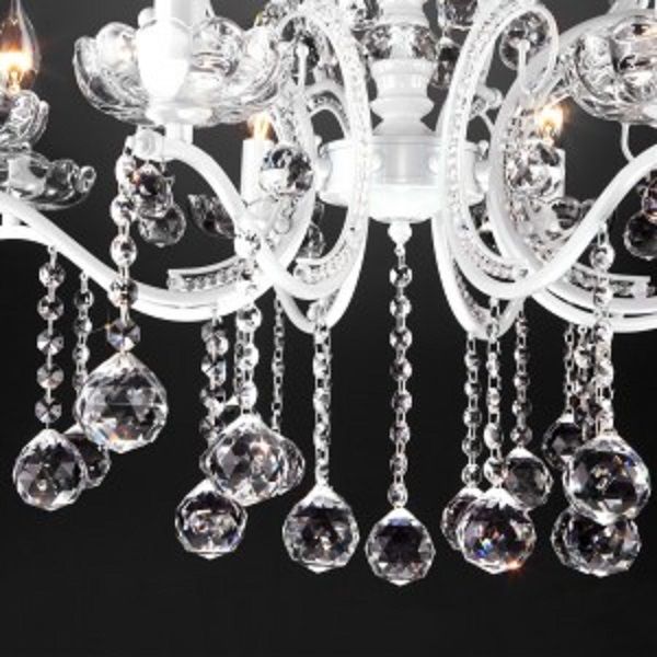 Люстра подвесная Strotskis Brezza 8x60 Вт E14 белый 10107/8 (білий) 