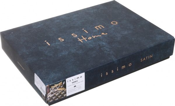 Комплект постільної білизни Verev Digital євро бордовий Issimo 