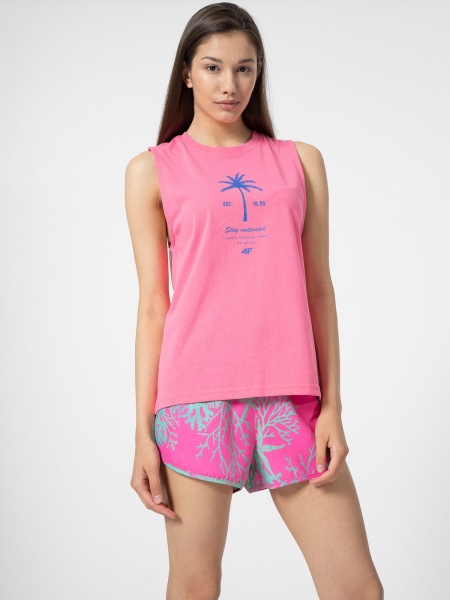 Футболка 4F TSHIRT F559 4FSS23TTSHF559-54S р.XL рожевий