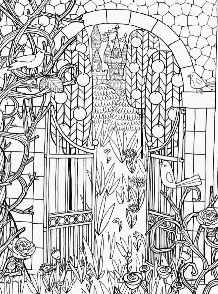 Книга-раскраска «Красавица и Чудовище» 978-617-09-4084-1