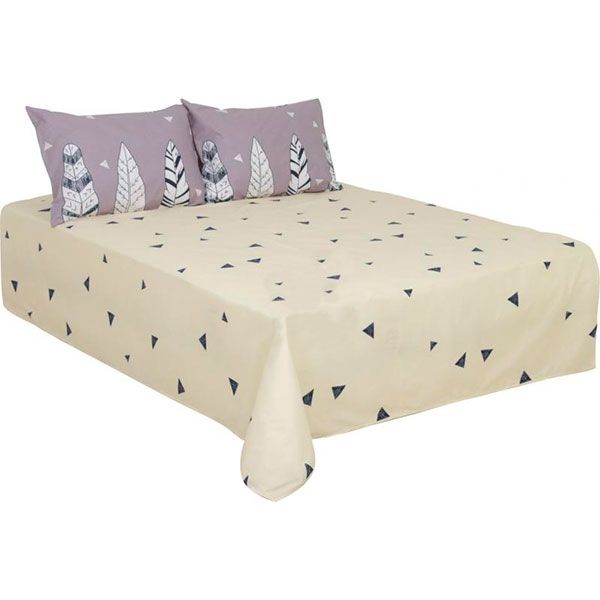 Комплект постільної білизни полуторний Ibodo Feather